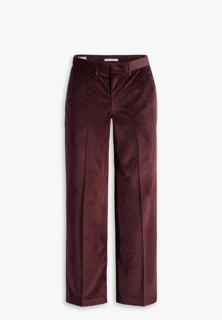 Baggy Trouser - Chocolate Plum Velvet