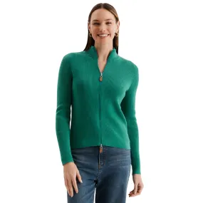 Cotton Ribbed Cardigan