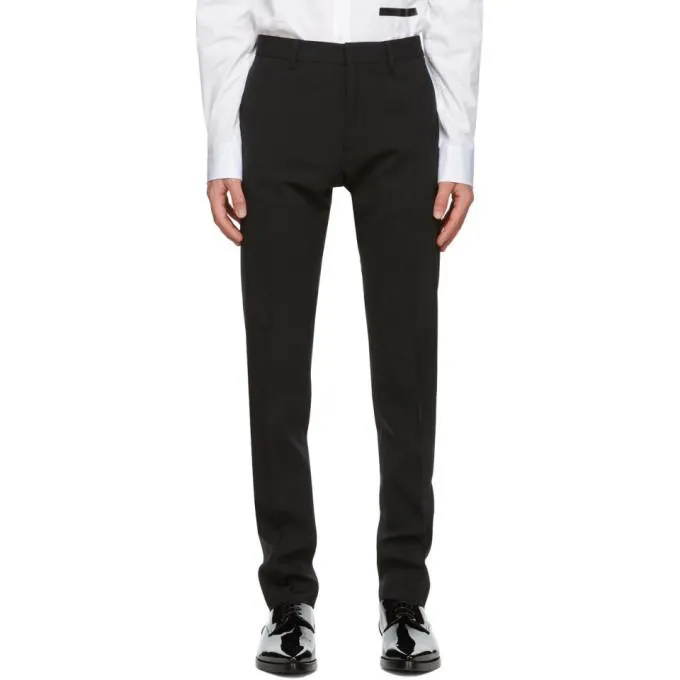 Dsquared2 Black Wool Cool Guy Fit Trousers