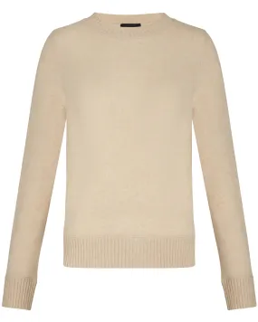 Mid Brown Cashmere Crewneck Bilbao Sweater
