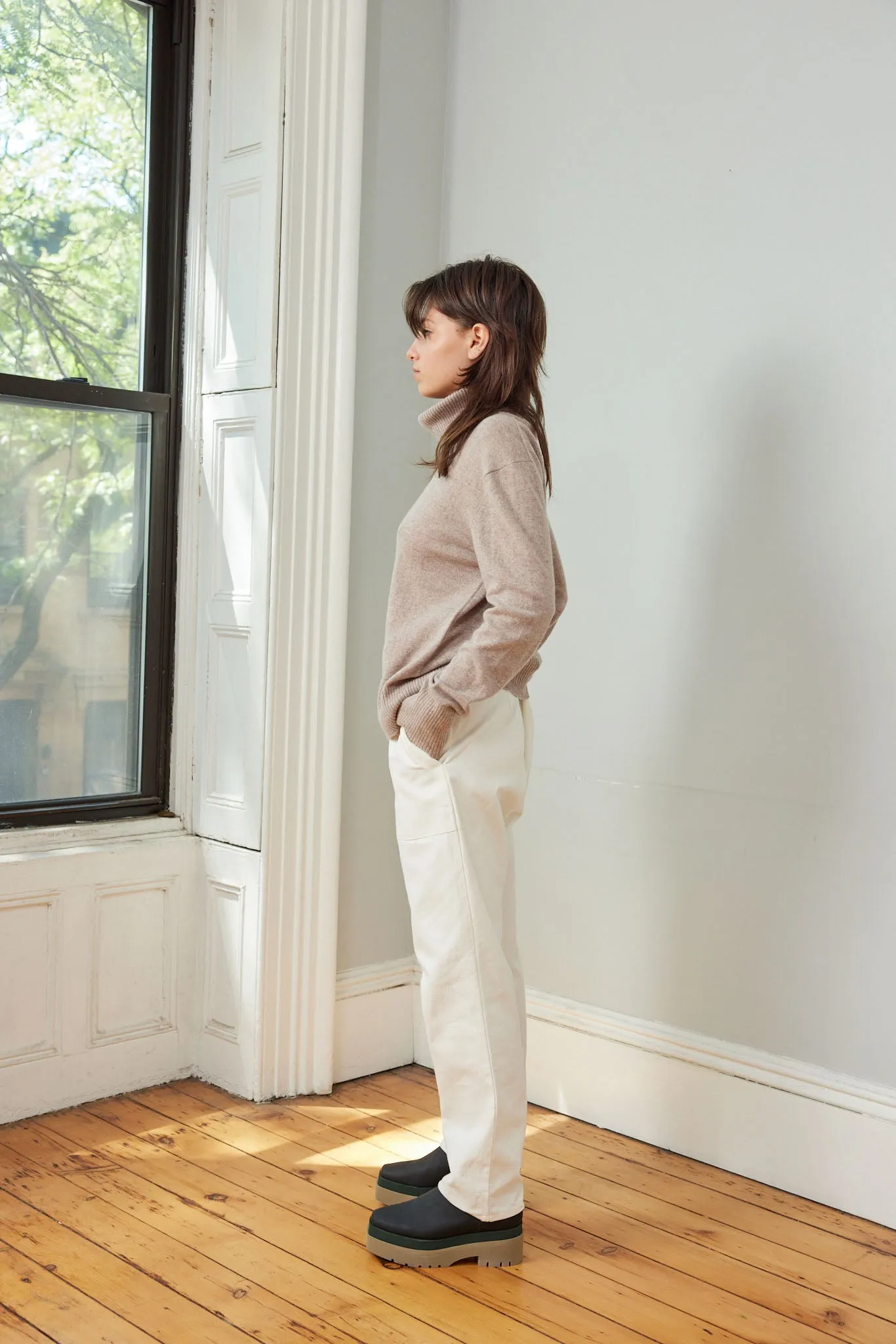 M.PATMOS Maya Turtleneck - Almond