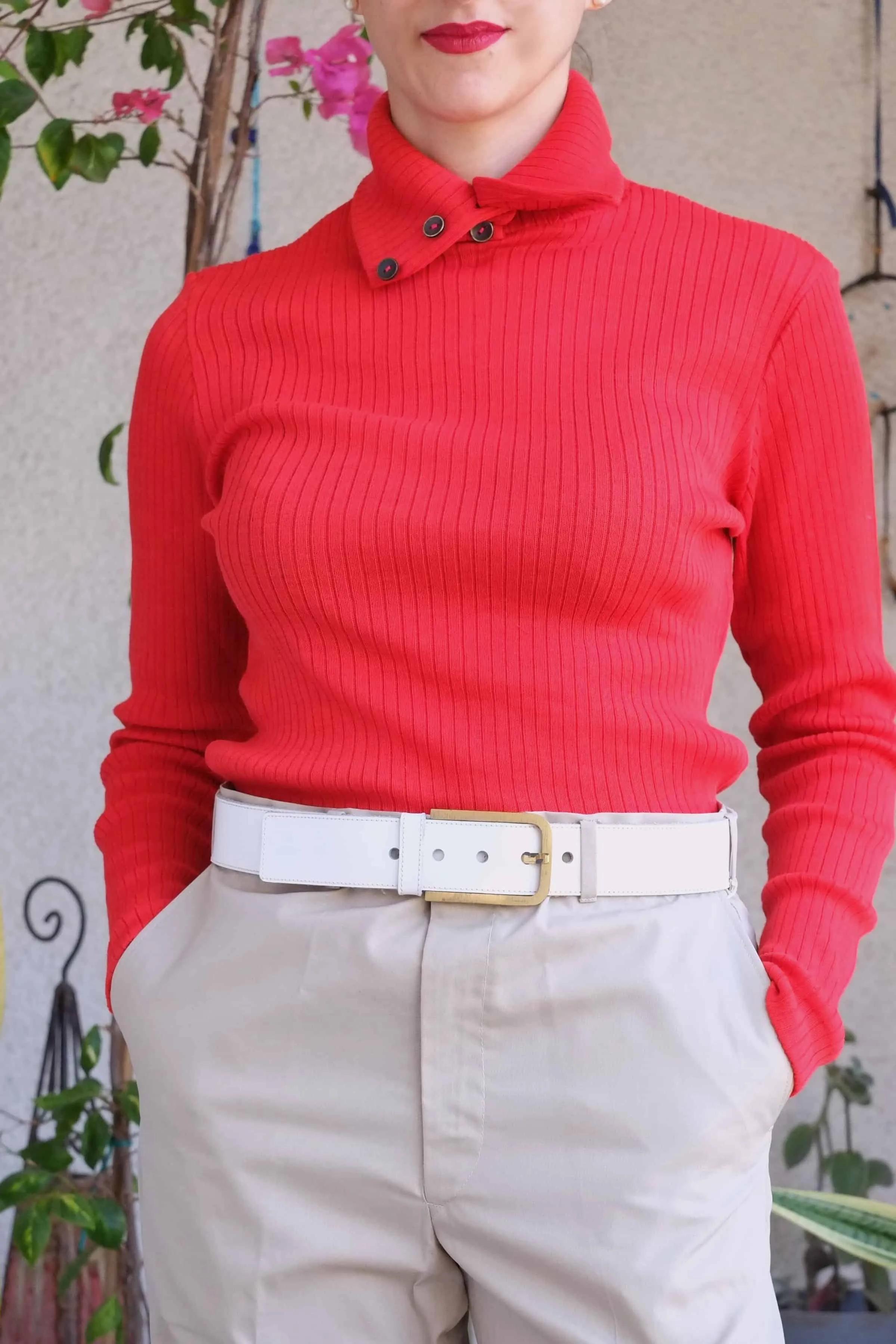 ONZA 70's Rollneck Button Sweater