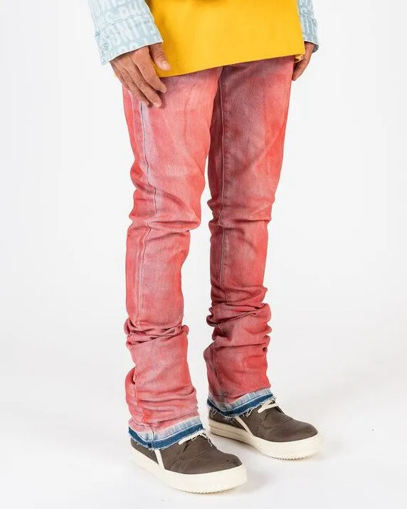 PHEELINGS UNLEASHED PHEELINGS FLARE STACK DENIM (RED/BLUE)