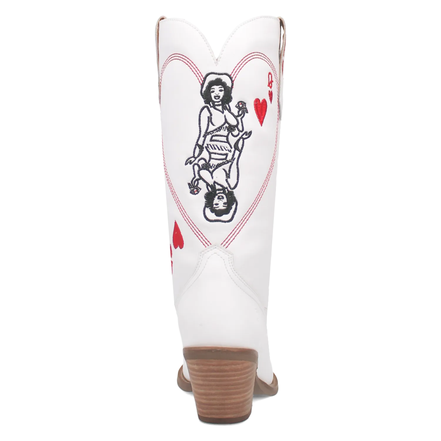 Queen A Hearts Leather Boot