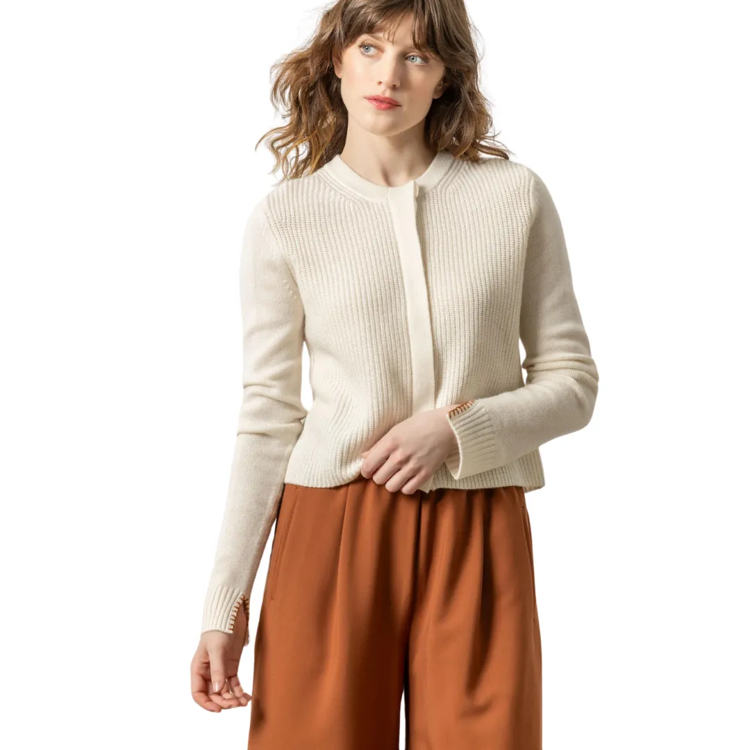 Ribbed Cardigan Sweater