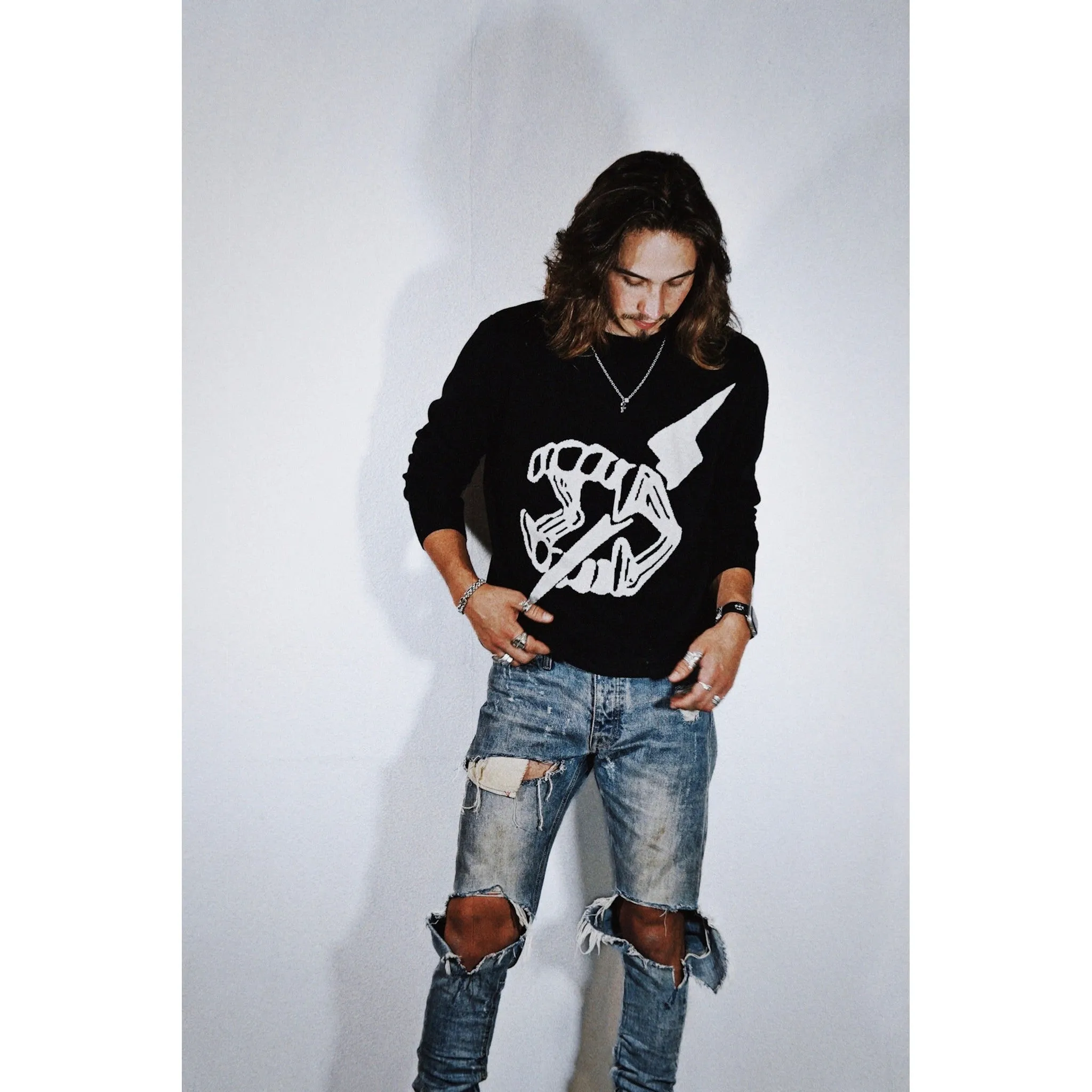 Vampire Teeth Sweater